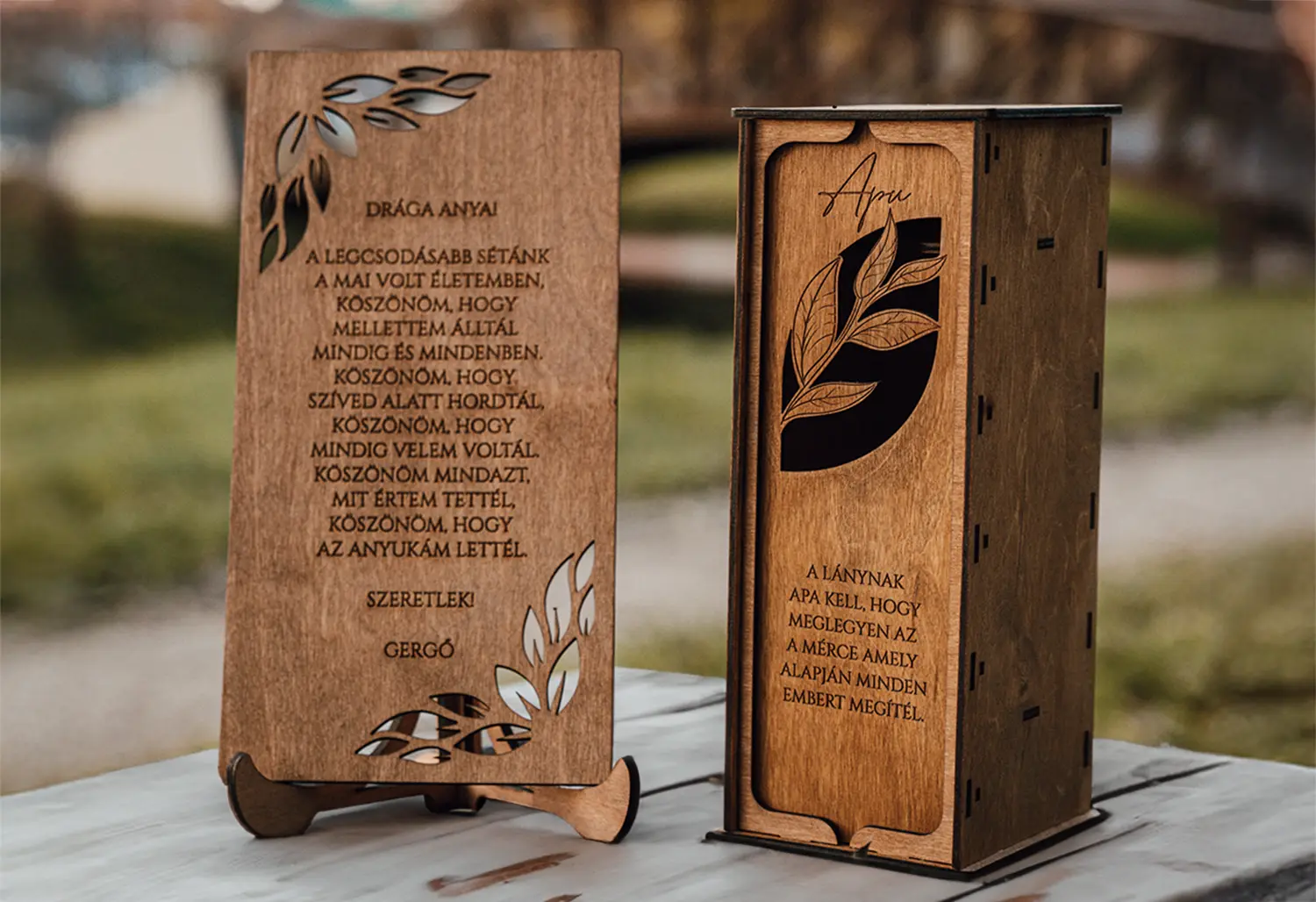 Gravírozott termékek